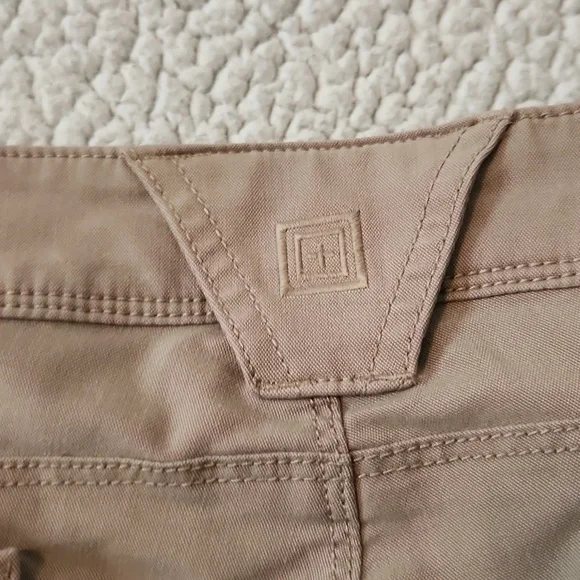 511 Tactical Apex 11" Khaki Cargo Shorts Cotton Blend Hiking Flex-tac Gorpcore - Picture 5 of 9